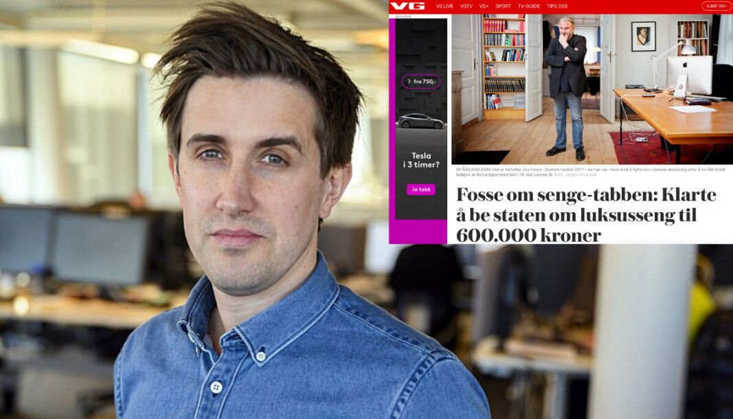 Nyhetssjef i VG Rampelys, Marcus Husby. Nyhetssjef i VG Rampelys, Marcus Husby.
