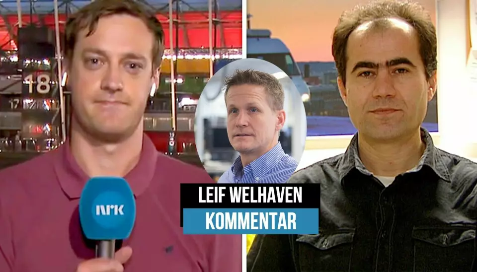 Leif Welhaven er sportskommentator i VG