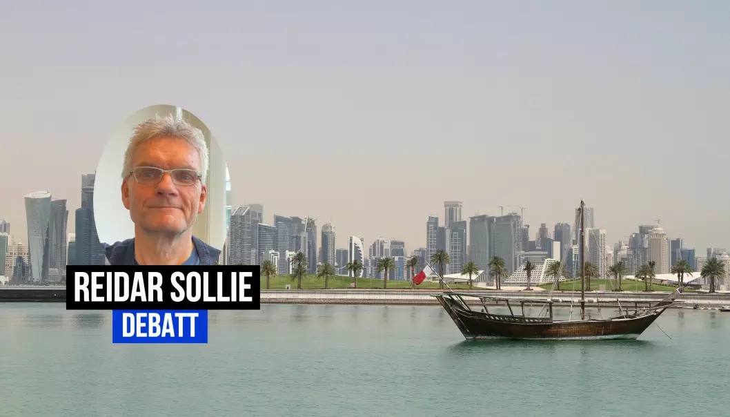 Reidar Sollie er leder i Norske sportsjournalisters forbund, og har selv vært i Qatar.