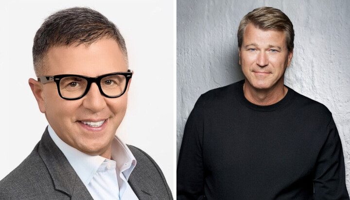 Både Raffaele Annecchino (til venstre), president og CEO i VCNI og NENT-president Anders Jensen er fornøyde med den nye avtalen.
