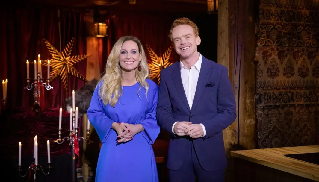 Marte Stokstad og Mikkel Niva skal lede NRK-programmet «Kvelden før kvelden» lille julaften. Marte Stokstad og Mikkel Niva skal lede NRK-programmet «Kvelden før kvelden» lille julaften.