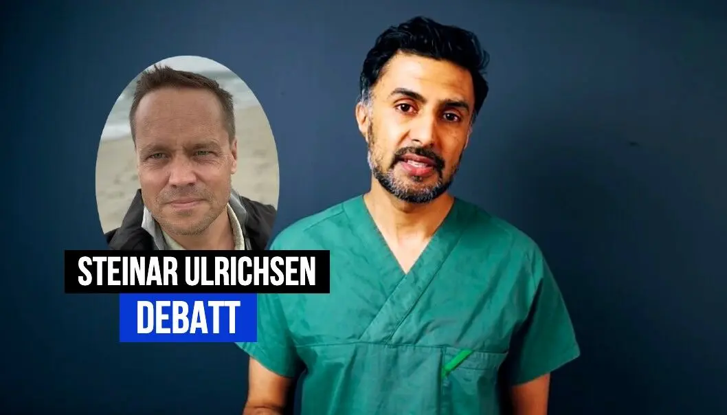 Steinar Ulrichsen mener kjendis-legen Wasim Zahid ikke burde klage. Steinar Ulrichsen mener kjendis-legen Wasim Zahid ikke burde klage.