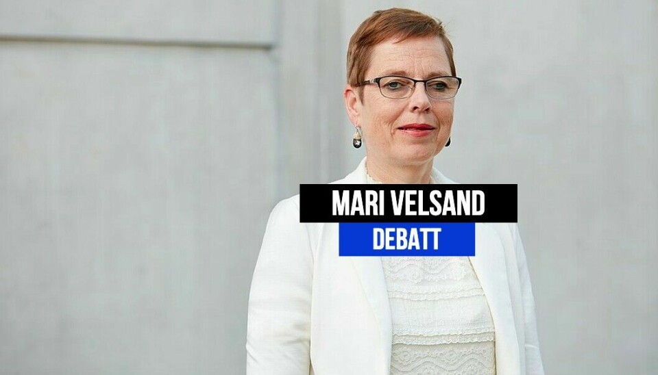 Mari Velsand beklager.