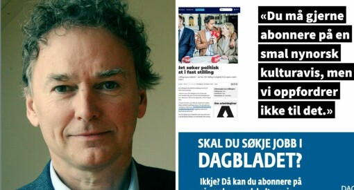 Dagbladet harselerte med nynorske kulturaviser. Da fikk de dette svaret
