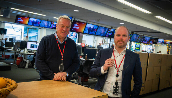 Stabsjef Øyvind Næss og sjefredaktør Gard Steiro i VG har justert retningslinjene for avishusets krimjournalistikk.