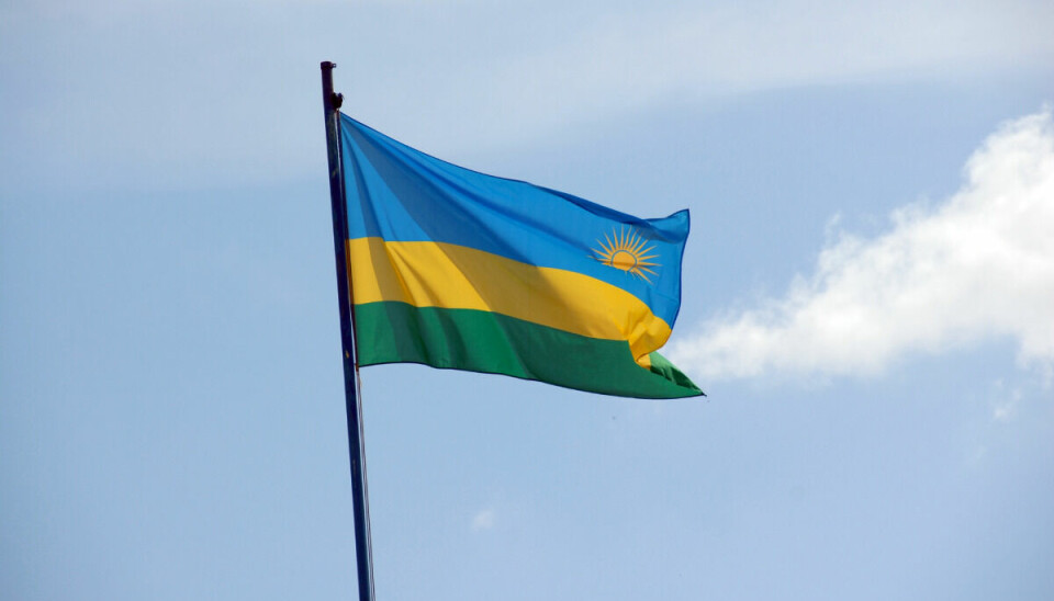 Flagget til Rwanda.