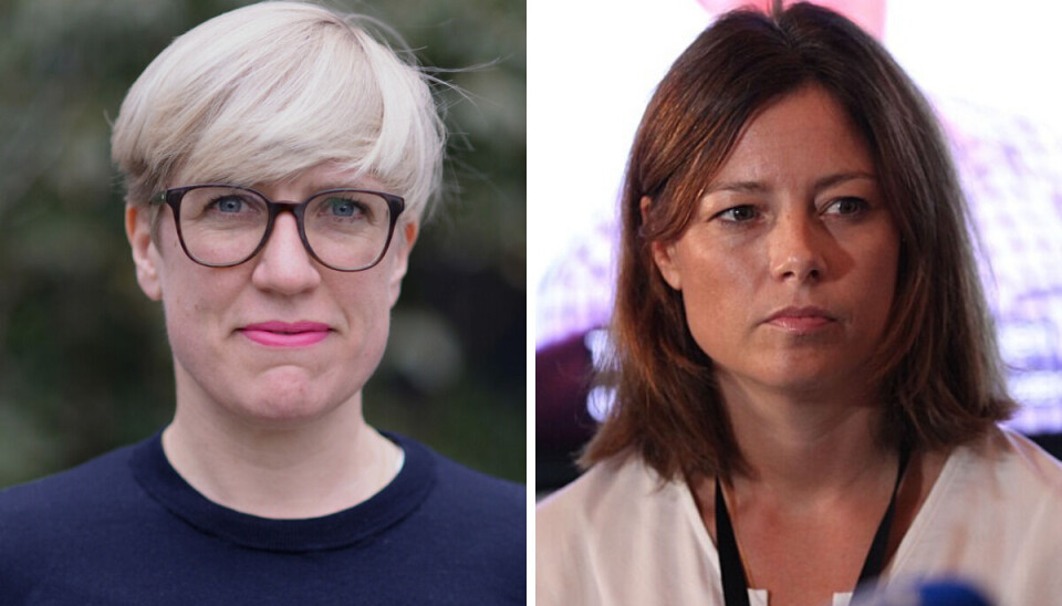 Forsker ved UiO Institutt for medier og kommunikasjon, Vilde Schanke Sundet, og organisasjons- og kommunikasjonsdirektør i TV 2, Sarah Willand. Forsker ved UiO Institutt for medier og kommunikasjon, Vilde Schanke Sundet, og organisasjons- og kommunikasjonsdirektør i TV 2, Sarah Willand.