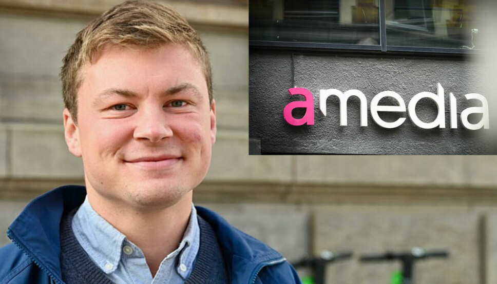 Konserndirektør med ansvar for nyheter og abonnement i Amedia, Jostein Larsen Østring.