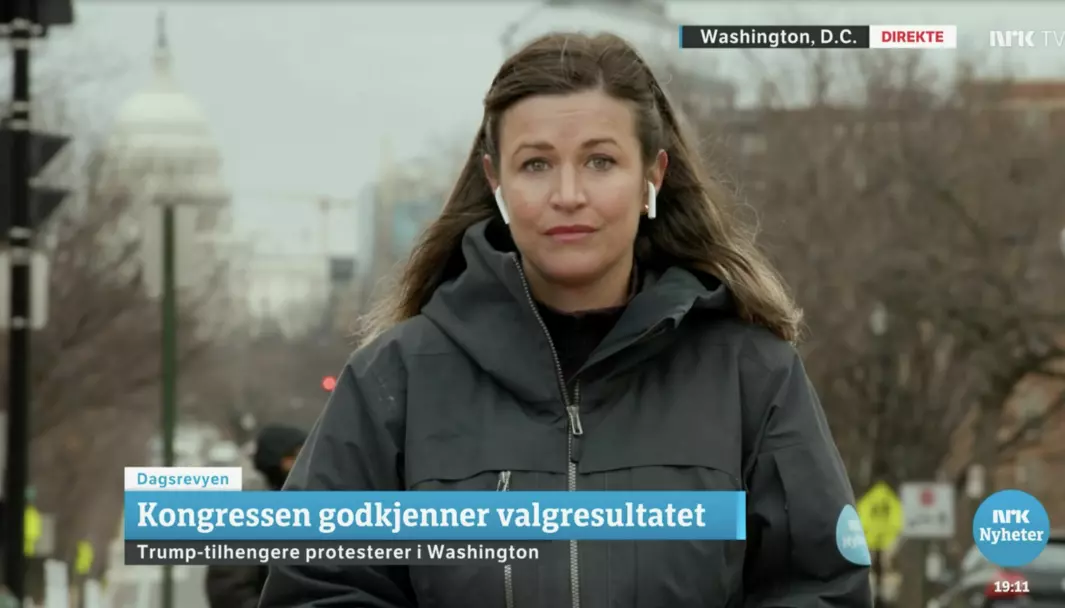 Veronica Westhrin rapporterte fra Washington DC i fjor.