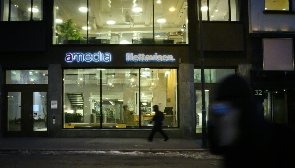 Amedia-bygget i Oslo sentrum.