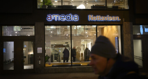 Fra dette bygget kjemper Amedia mot ukjente hackere som lammet konsernets aviser