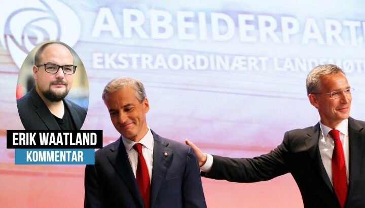 Jonas Gahr Støre har vært Arbeiderpartiets leder siden dette ekstraordinære landsmøte i 2014. Jonas Gahr Støre har vært Arbeiderpartiets leder siden dette ekstraordinære landsmøte i 2014.
