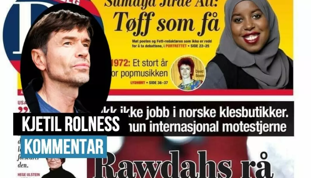 Kjetil Rolness reagerer på en forside fra Dagsavisen