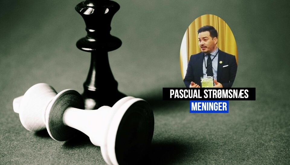 Sjakk brukes som sportsvasking, mener Pascual Strømsnæs.