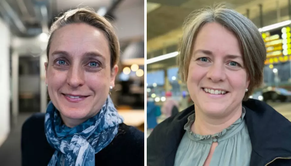Redaksjonssjef i NRKs klimaredaksjon, Astrid Rommetveit, og Astrid Dalehaug Norheim, som er leder mastersatsingen på SUJO.