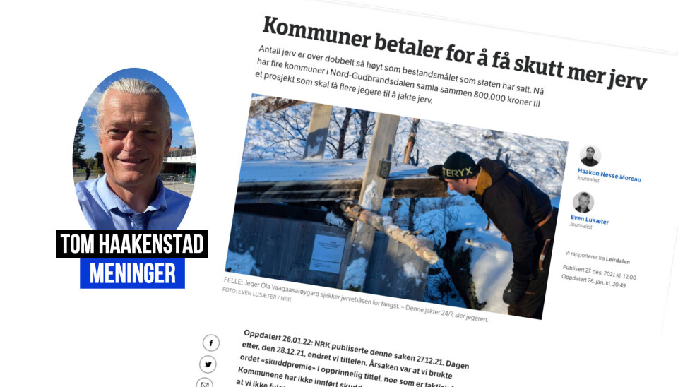 26. januar i år oppdaterte NRK Innlandet en sak fra romjulen 2021. 26. januar i år oppdaterte NRK Innlandet en sak fra romjulen 2021.
