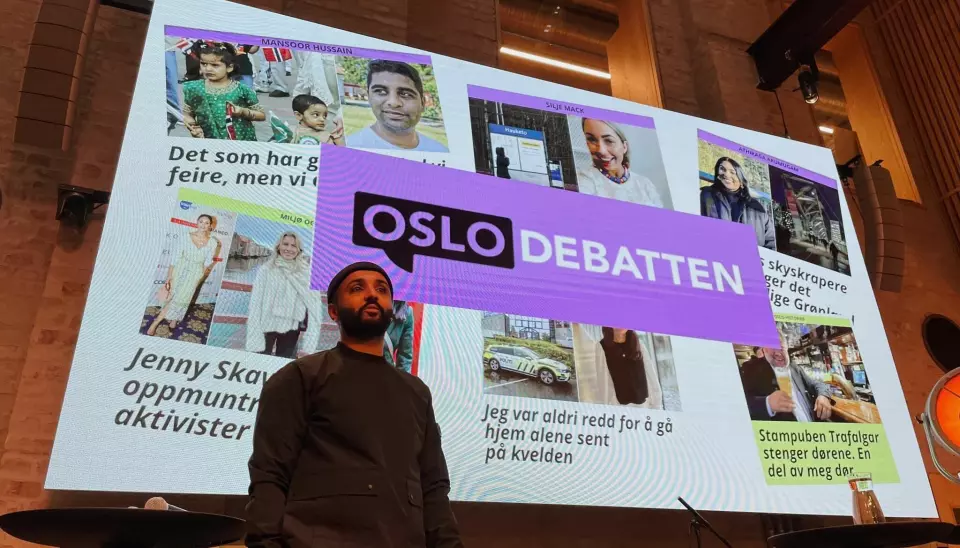 Debattredaktør i Avisa Oslo, Ahmed Fawad Ashraf