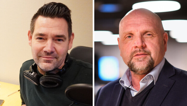 Ansvarlig redaktør i Åsane Tidende, Thomas Gangstøe, og konstituert redaktør i BA, Tor Godal.