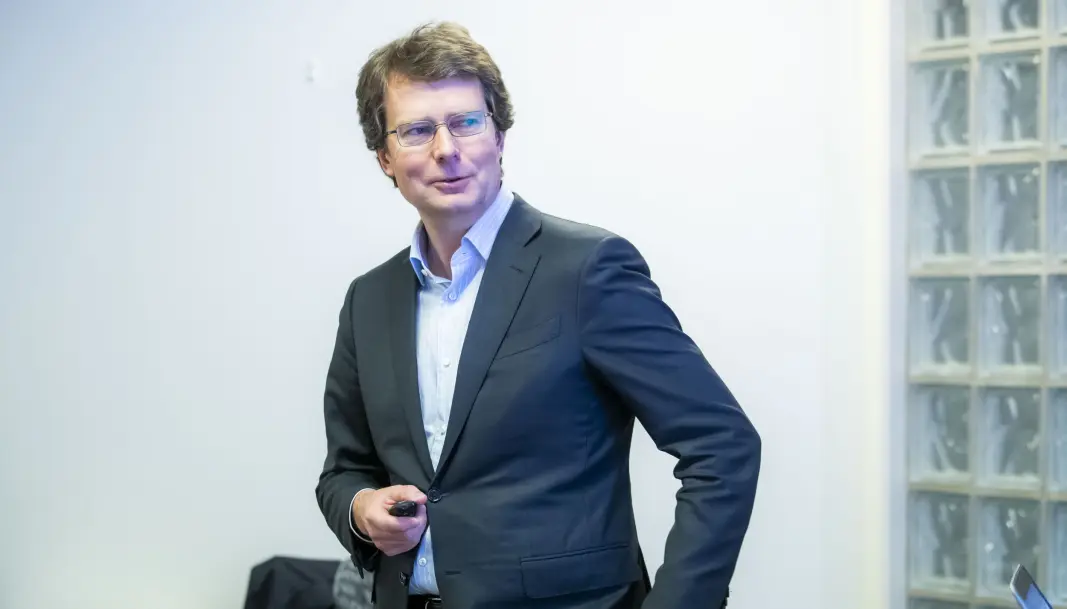 Polaris Medias konsernsjef Per Axel Koch presenterer konsernets resultater for fjerde kvartal 2019. Presentasjonen finner sted på Felix konferansesenter i Oslo.Foto: Håkon Mosvold Larsen / NTB Polaris Medias konsernsjef Per Axel Koch presenterer konsernets resultater for fjerde kvartal 2019. Presentasjonen finner sted på Felix konferansesenter i Oslo.Foto: Håkon Mosvold Larsen / NTB