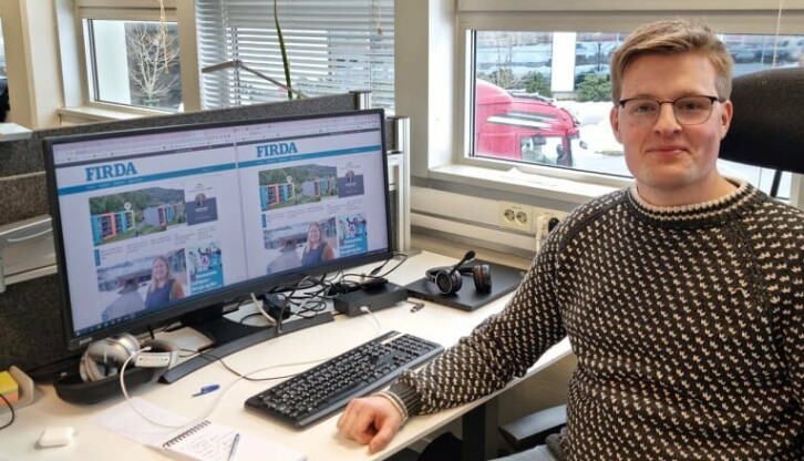 Øystein Silde Frønsdal er Firdas nye nyhetsredaktør.
