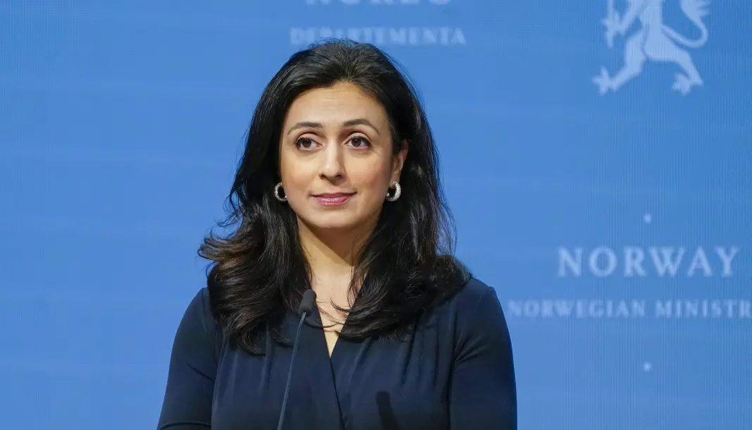 Arbeids- og inkluderingsminister Hadia Tajik. Arbeids- og inkluderingsminister Hadia Tajik.