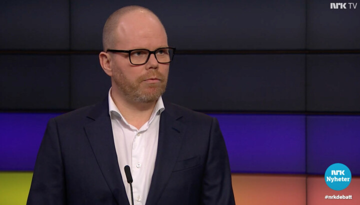 Ansvarlig redaktør i VG, Gard Steiro, under Debatten på NRK.