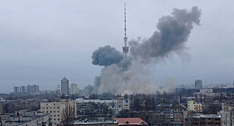 Angrep mot TV-tårnet i Kyiv – flere kanaler gått i svart