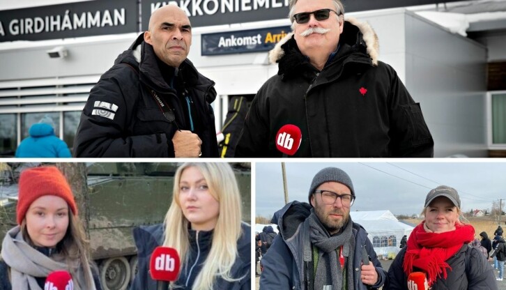 Fotograf Bjørn Langsem og Gunnar Hultgreen har rapportert fra Kirkenes, Oda Ording og Maja Walberg Klev fra Litauen og Kristian Ridder Nielsen og Marie Røssland fra Polen.