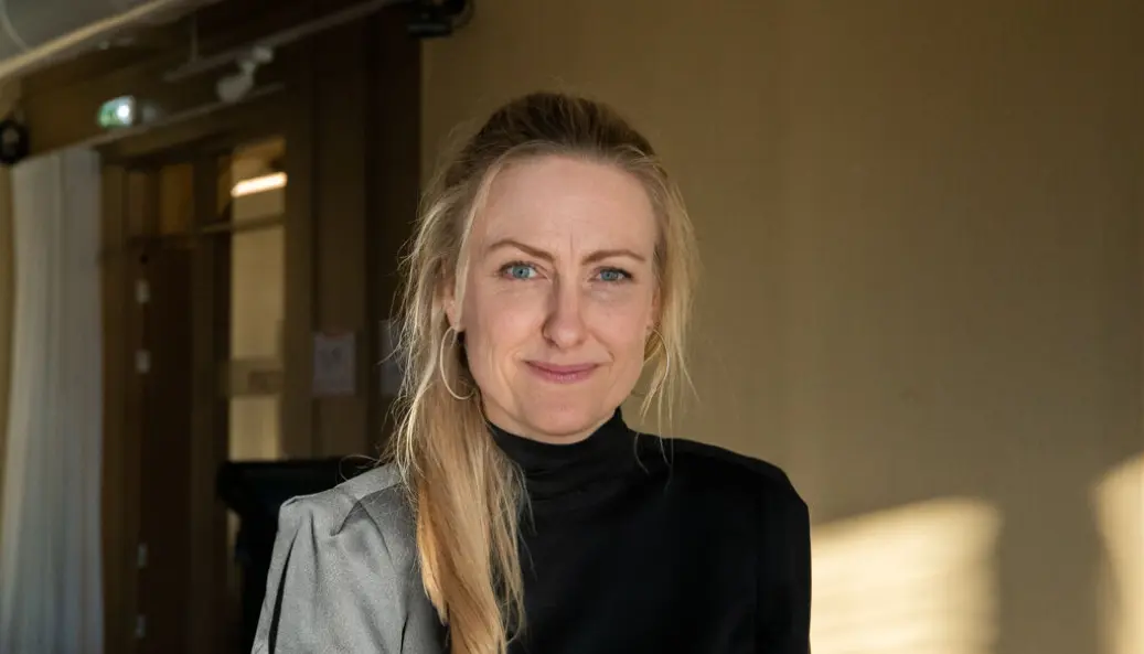 Marte Christensen, leder for Pressefotografenes klubb. Marte Christensen, leder for Pressefotografenes klubb.