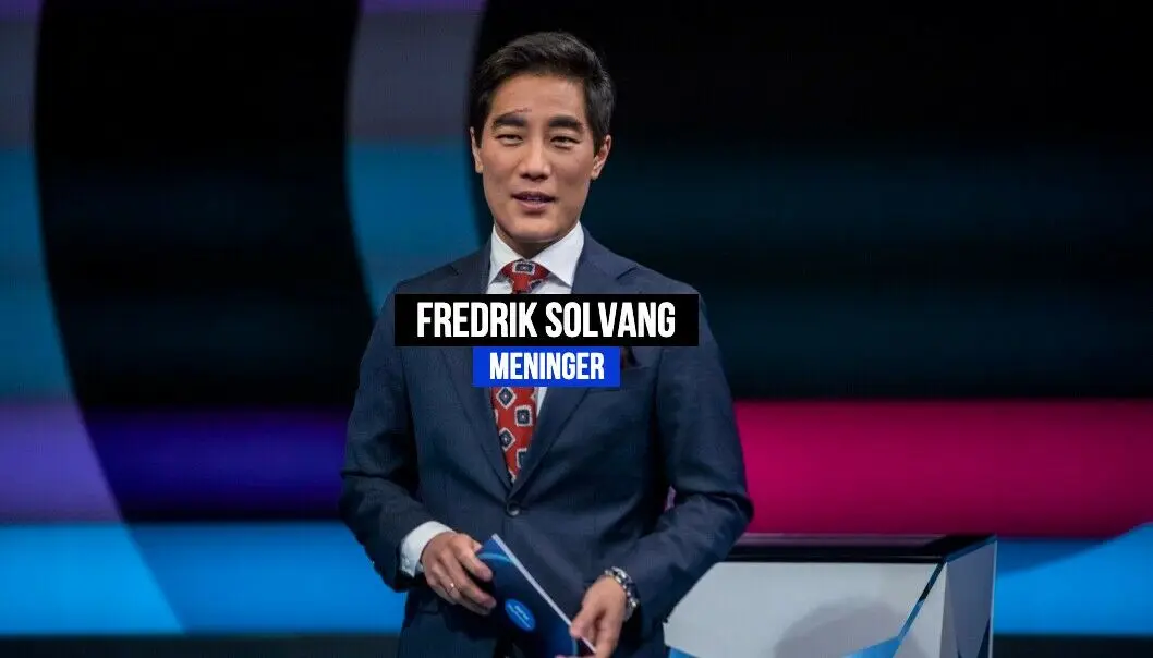 Fredrik Solvang sier de jobber for å ha jevn kjønnsbalanse i Debatten Fredrik Solvang sier de jobber for å ha jevn kjønnsbalanse i Debatten