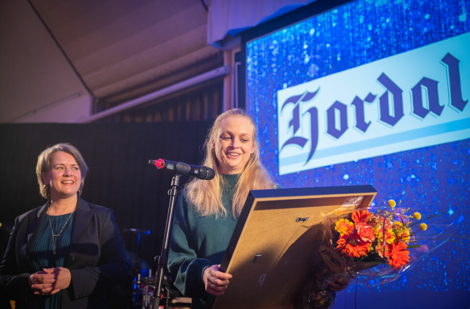 Sara Finne fra Avisa Hordaland vant journalistprisen under LLA 2022