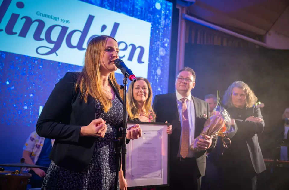 Hallingdølen vant journalistprisen under LLA Landsmøte 2022
