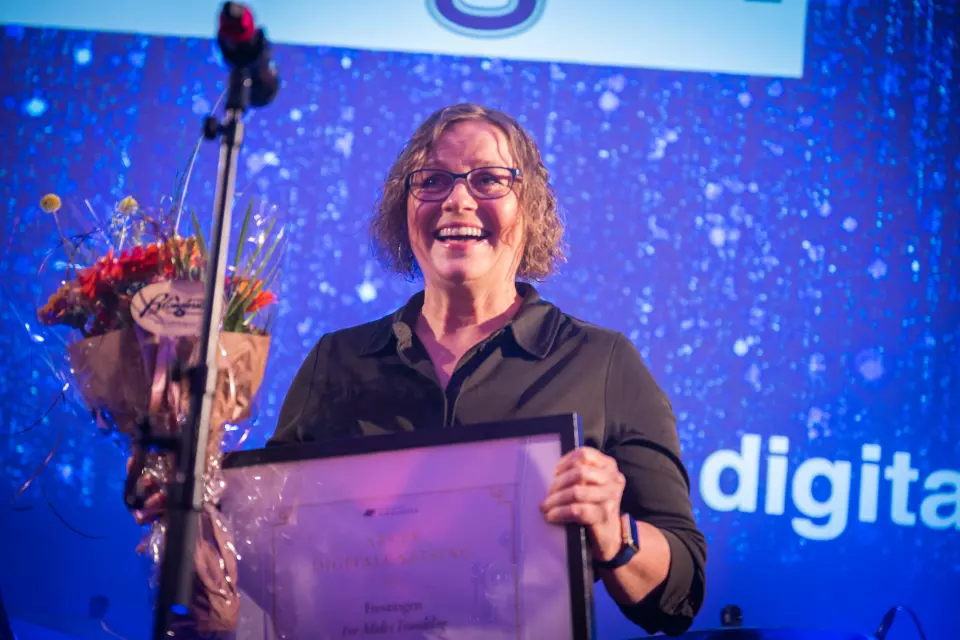 Frostingen vant prisen for årets digitale satsing under LLA 2022