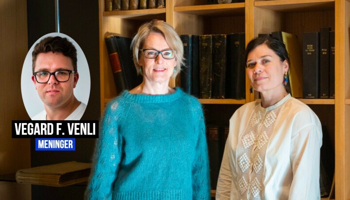 Rannveig Korneliussen og Sigrid Hvidsten i Dagbladet BOK.