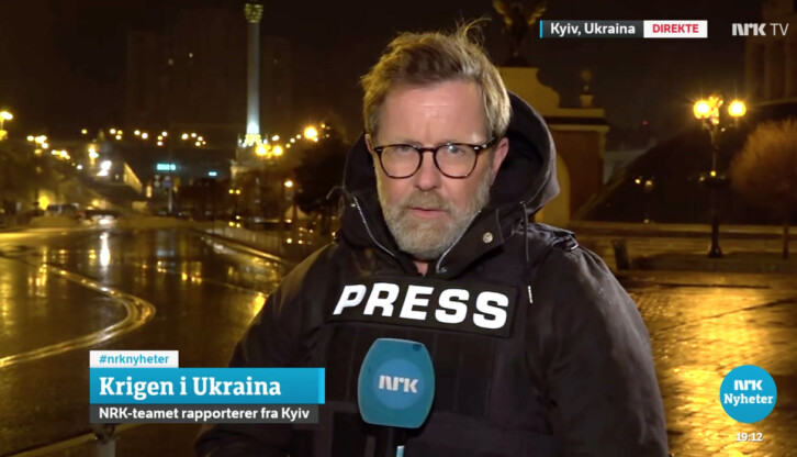 Utenriksreporter Øyvind Nyborg i Kyiv.
