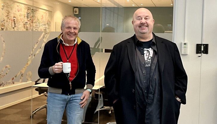Geir Sveen (til venstre) og Arnt Olav Klippenberg slutter begge i Stavanger Aftenblad.