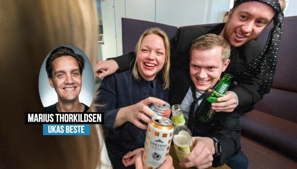 Marius Thorkildsen håper Aftenposten lager journalistikk fra SKUP-festen. Bildet er en illustrasjon.