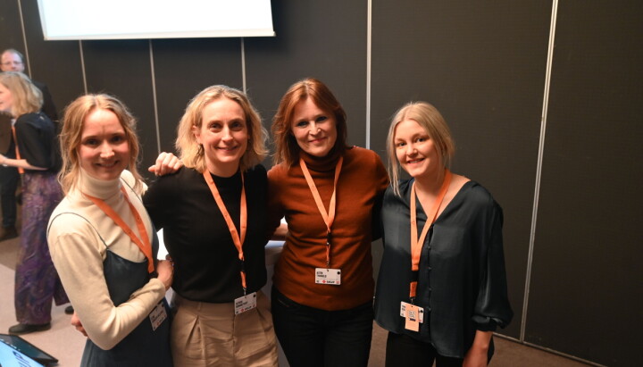 Eline Johnsen Helledal, Astrid Rommetveit, Astri Thunold og Tiril Solvang fra NRKs klimaredaksjon.