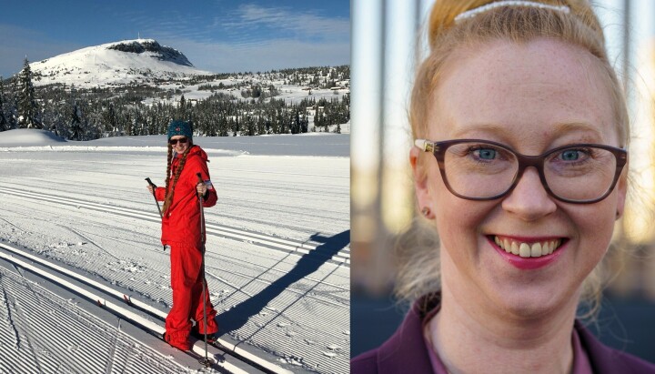 Nina M. Eldor har allerede gått på ski i år.