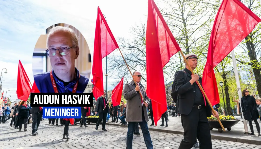 Audun Hasvik i NJ Frilans ønsker seg en parole for frilansere i neste 1. mai-tog. Audun Hasvik i NJ Frilans ønsker seg en parole for frilansere i neste 1. mai-tog.