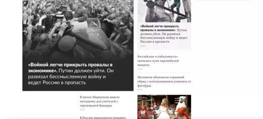 Russiske journalister publiserte 20 kritiske saker om krigen