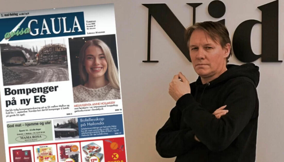 Amedia blir største eier i Avisa Gaula. Her med påtroppende styreleder, Stig Jakobsen.