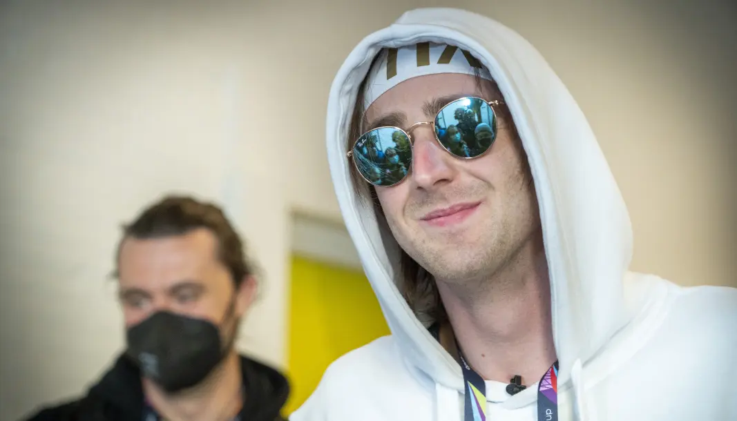Andreas Andresen Haukeland, også kjent som Tix, under Eurovision Song Contest i 2021. Andreas Andresen Haukeland, også kjent som Tix, under Eurovision Song Contest i 2021.