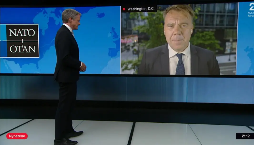 Øystein Bogen var direkte på TV 2 Nyhetene på torsdag. Øystein Bogen var direkte på TV 2 Nyhetene på torsdag.