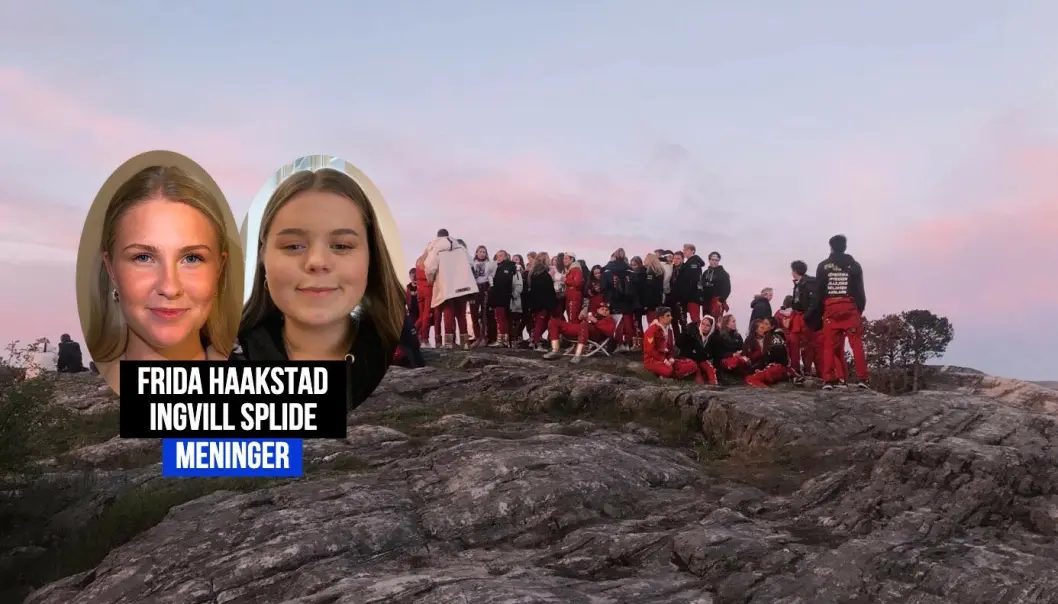 Haakstad og Spilde mener mediene kan snu fokuset for å gjøre russetiden bedre for alle. Bildet er fra Haakstads russetid i Arendal i 2019. Haakstad og Spilde mener mediene kan snu fokuset for å gjøre russetiden bedre for alle. Bildet er fra Haakstads russetid i Arendal i 2019.