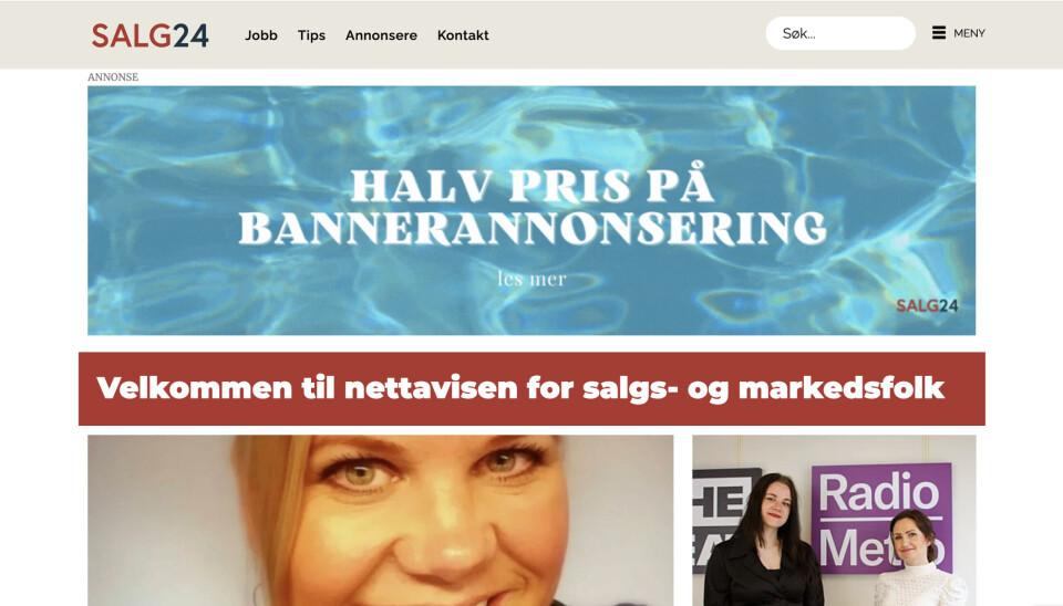 Få ditt budskap synlig på Salg24. Få ditt budskap synlig på Salg24.