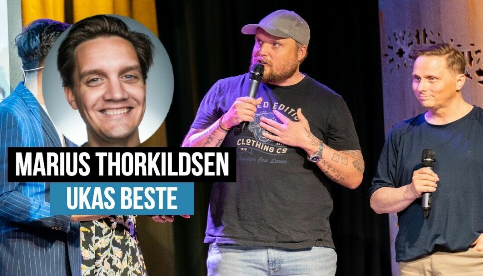 Marius Thorkildsen (innfelt) stusset da han så at Staysman og Ole Rune Hætta skal lage TV-serie sammen.