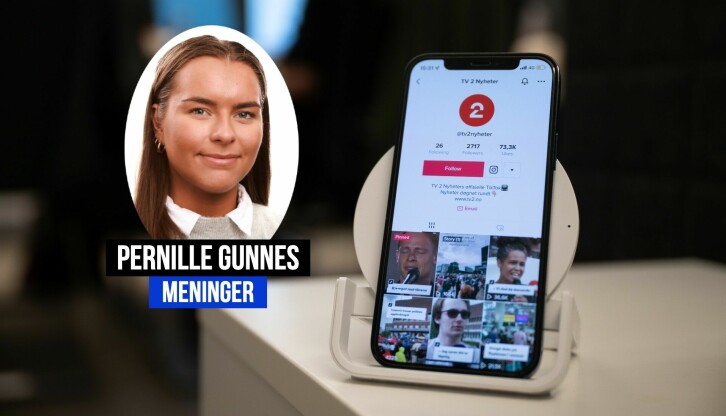 Pernille Gunnes er ansvarlig for TV 2 Nyheters sosiale medier.