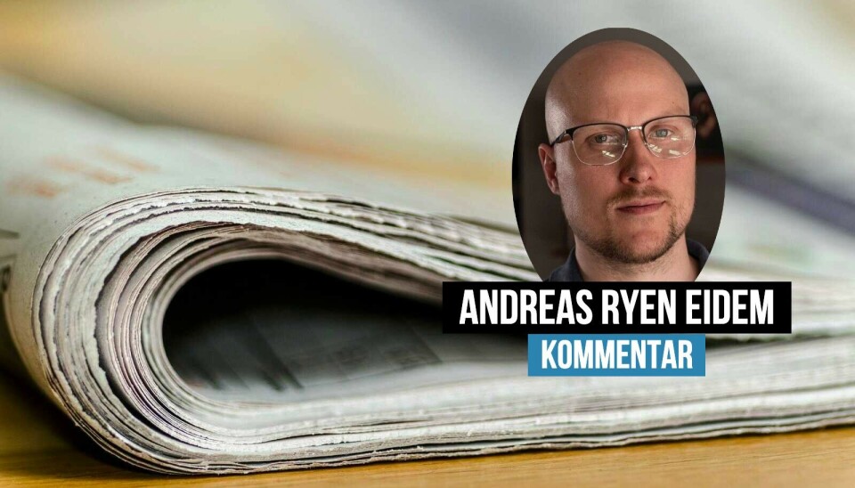 Andreas Ryen Eidem oppsummerer papiravisens fremtid. Andreas Ryen Eidem oppsummerer papiravisens fremtid.