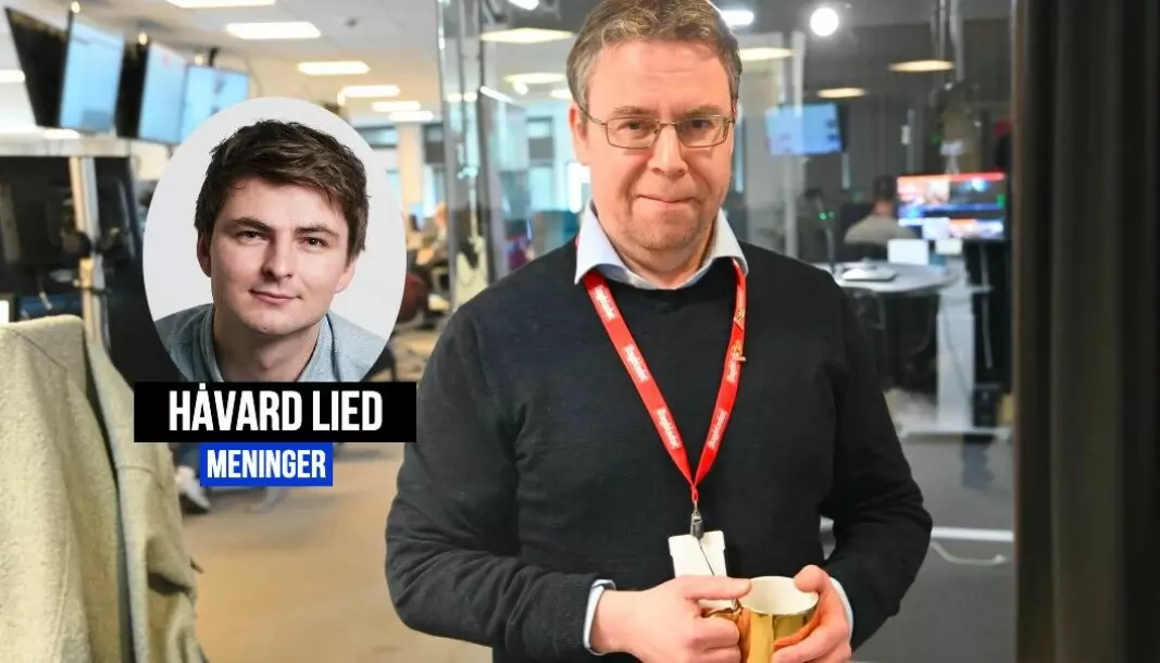 Håvard Lied mener nyhetsredaktør i Dagbladet, Frode Hansen, ikke svarte på kritikken han ga dem.